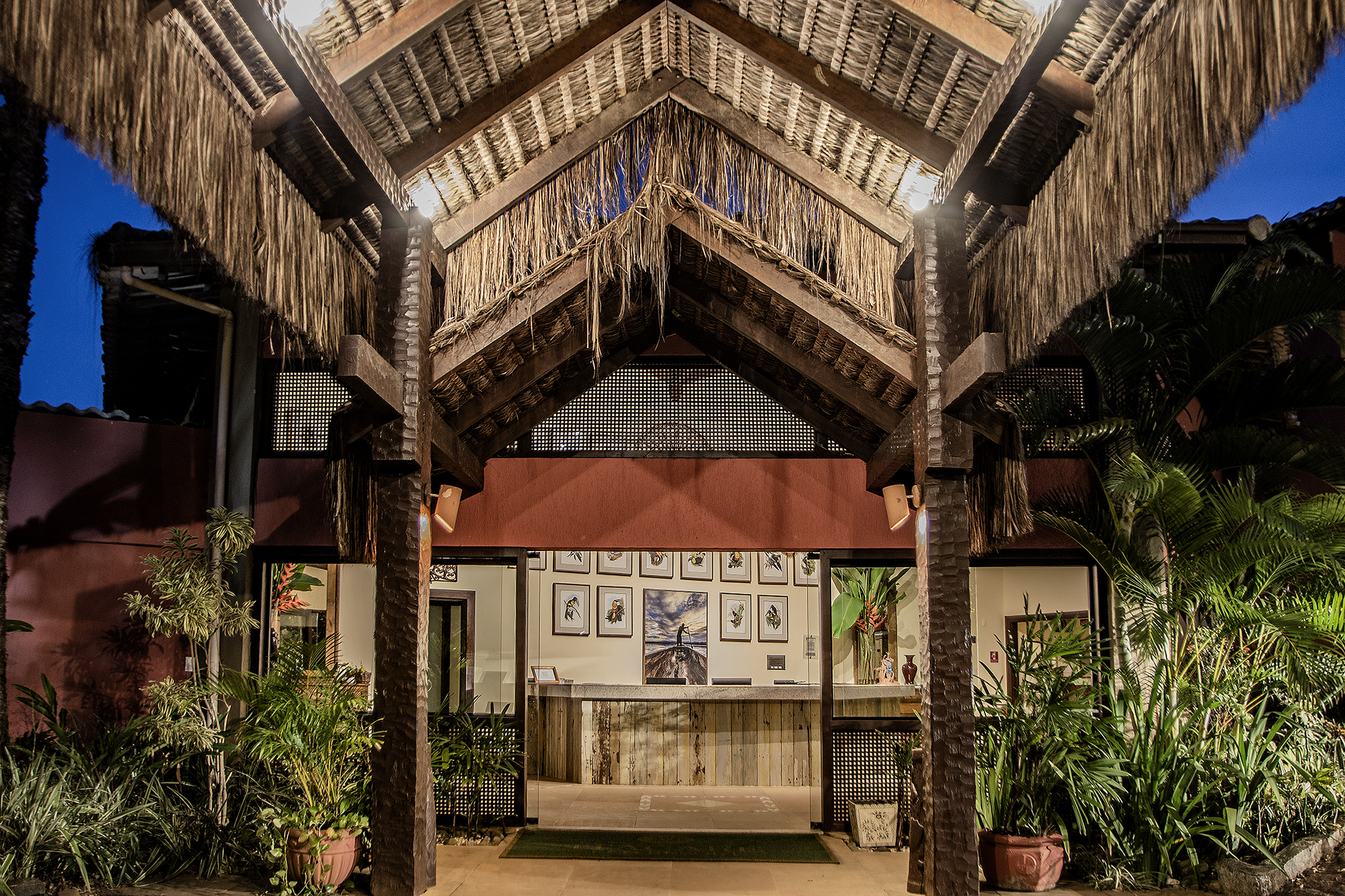Área central e recepção do Itacaré Eco Resort